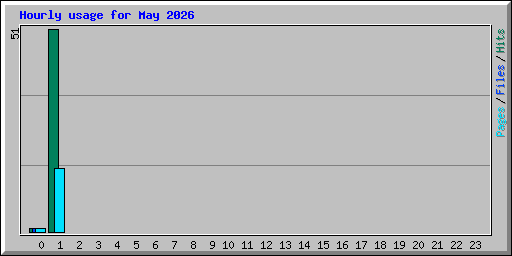 Hourly usage for May 2026